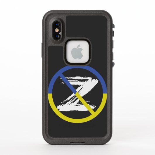 ウクストップラTシャツ戦争 LifeProof iPhoneケース (裏面)