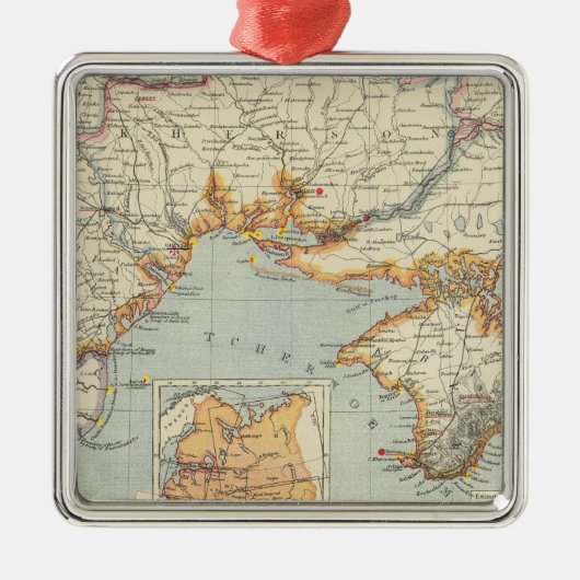 ウクライナおよびモルドバ メタルオーナメント (正面)