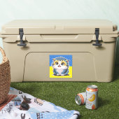 ウクライナかわいい子猫ステッカー シール (クーラー)