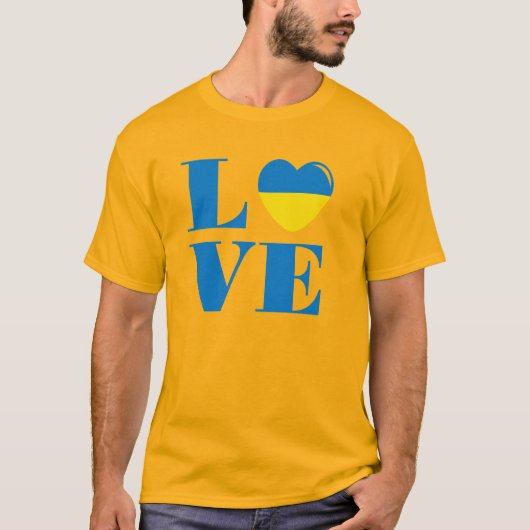 ウクライナが大好き Tシャツ (正面)
