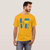 ウクライナが大好き Tシャツ (正面フル)