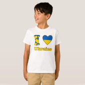 ウクライナが大好き Tシャツ (正面フル)