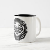 ウクライナとの連帯 ツートーンマグカップ (正面右)