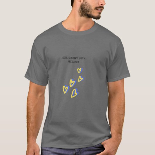 ウクライナとの連帯 Tシャツ (正面)