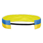 ウクライナとマリウポル – コートオブアームズ、ウクライナ国旗 アスレチックヘッドバンド (裏面)