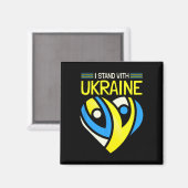 ウクライナと共に フラッグ プーチン反対 戦争反対 U マグネット (正面/裏面)