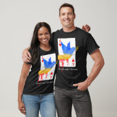 ウクライナと共に 戦争支持のエースTシャツ Tシャツ (ユニセックス)