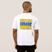 ウクライナと共に Tシャツ (裏面フル)