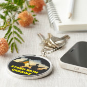 ウクライナと立つ – サポートと連帯 キーホルダー (側面)