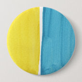 ウクライナと立つ 缶バッジ (正面)