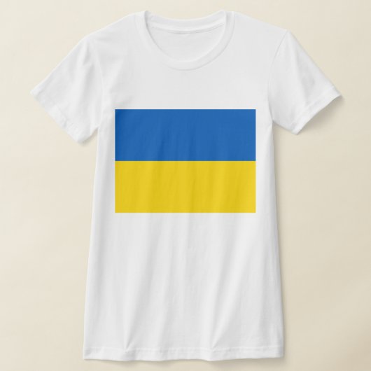 ウクライナと立て! Tシャツ (レイダウン)