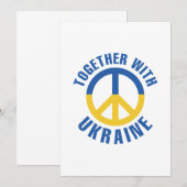 ウクライナと サンキューカード (正面/裏面)