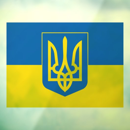 ウクライナにしがみつく,ウインドウサイン, Tryzub,ウクライナ国旗 ウィンドウサイン (シート3)