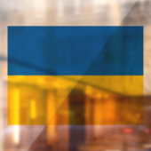 ウクライナにしがみつく、窓のサイン、ウクライナ国旗 ウィンドウサイン (シート2)