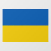 ウクライナにしがみつく、窓のサイン、ウクライナ国旗 ウィンドウサイン (シート)