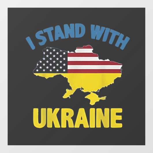 ウクライナに味方する ウィンドウサイン (シート)