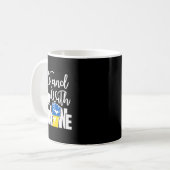 ウクライナに平和を ウクライナに共感 コーヒーマグカップ (正面左)