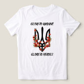 ウクライナに栄光あれ。英雄に栄光あれ。トリズブ トライブレンドTシャツ