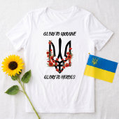 ウクライナに栄光あれ。英雄に栄光あれ。トリズブ トライブレンドTシャツ