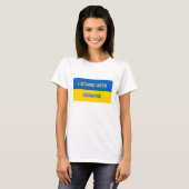 ウクライナに立ち上がる | サポート Tシャツ (正面フル)