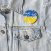 ウクライナに立ち向かい、2022年ロシアTシャツに侵攻される 缶バッジ (インサイチュ)
