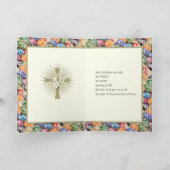 ウクライナのイースターエッグのキリストは復活アリュリア カード (内部)