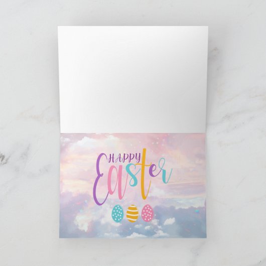 ウクライナのイースターエッグ カード (内部)