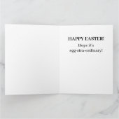 ウクライナのイースターエッグ（ピサンキー）グリーティングカード カード (内部)