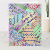 ウクライナのイースターエッグ（ピサンキー）グリーティングカード カード (正面)