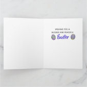 ウクライナのイースターエッグ（ピサンキー）グリーティングカード カード (内部)