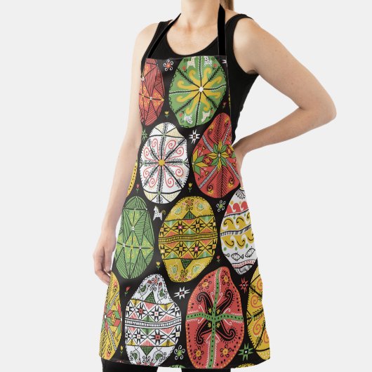 ウクライナのイースターエッグ、ヴィンテージパターン。 エプロン (インサイチュ)