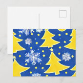 ウクライナのウィンターランド クリスマスカード ポストカード (正面/裏面)