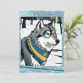 ウクライナのウルフシンボル、強いウクライナア誇りを持ったート シーズンカード (スタンド正面)