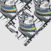 ウクライナのウルフシンボル、強いウクライナア誇りを持ったート 薄葉紙 (詳細)