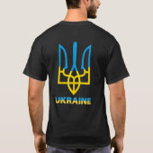 ウクライナのエンブレム Tシャツ (裏面)