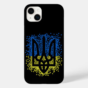 ウクライナのエンブレムtrident tryzub散乱ハート Case-Mate iPhone 14 plusケース