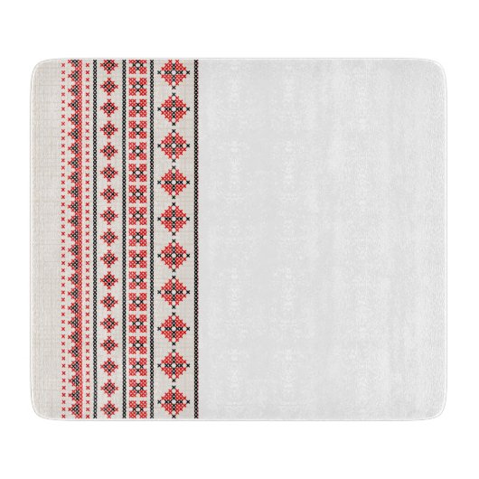 ウクライナのオーナメント。 カッティングボード (正面)