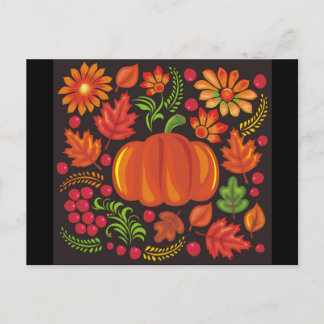 ウクライナのカボチャスタイル ポストカード