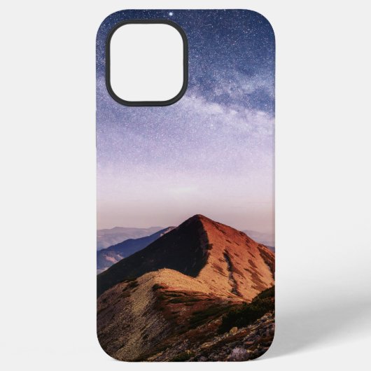 ウクライナのカルパチア山脈 (対応端末: 全て) iPhoneケース (裏面)
