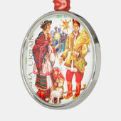 ウクライナのクリスマスの星及びDidukh メタルオーナメント (左)