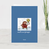 ウクライナのクリスマスの星 シーズンカード (裏面)