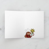 ウクライナのクリスマスの星 シーズンカード (内部)