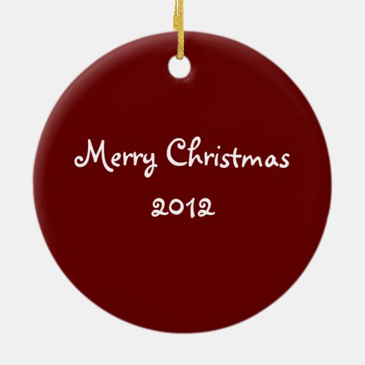 ウクライナのクリスマスの星 セラミックオーナメント (裏面)