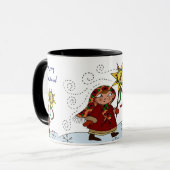 ウクライナのクリスマスの星 マグカップ (正面左)