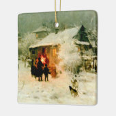 ウクライナのクリスマスの聖歌隊のオーナメント セラミックオーナメント (左)