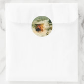 ウクライナのクリスマスの聖歌隊 ラウンドシール (バッグ)