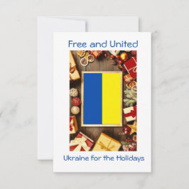 ウクライナのクリスマス、クリスマスカード サンキューカード