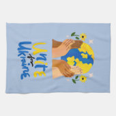 ウクライナのグローバルユナイト キッチンタオル (横)