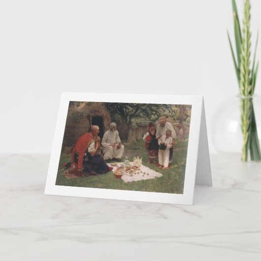 ウクライナのコザック/イースターカードのコサック シーズンカード (正面)