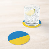  ウクライナのコスター ラウンドペーパーコースター (インサイチュ)